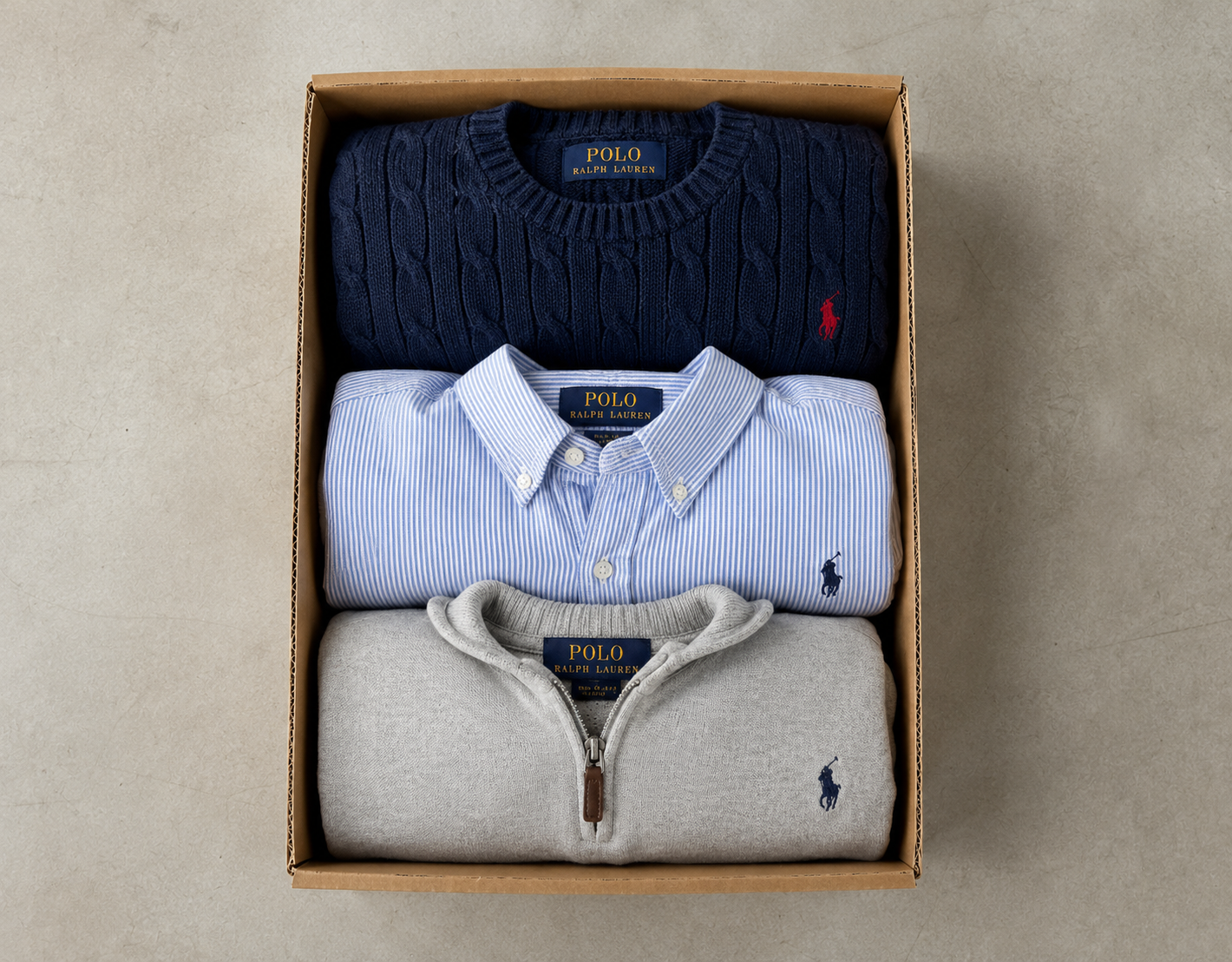 Box 1 — The Ralph Lauren Trio 📦